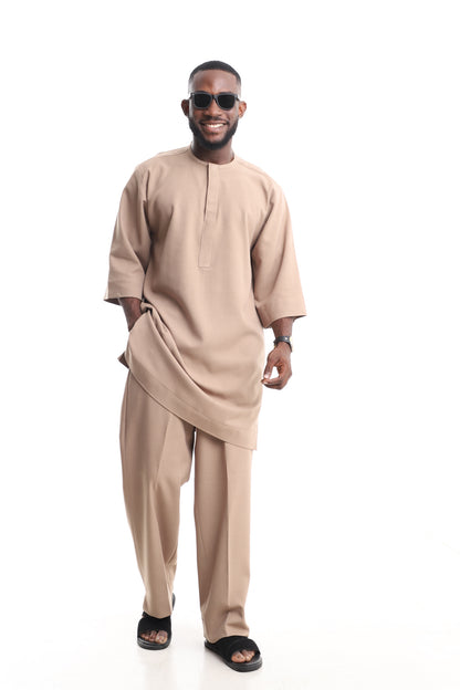 Men’s Luxury Contemporary Set – Sand Beige