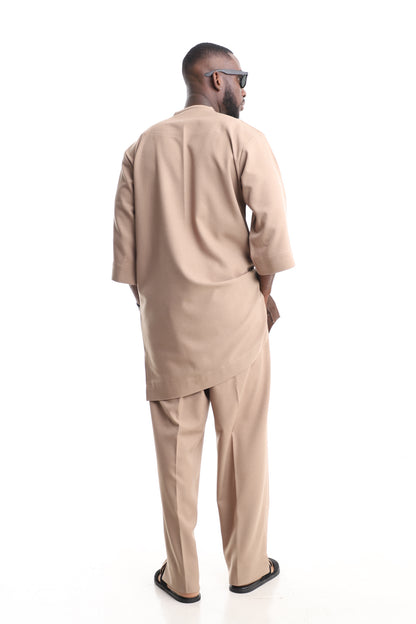 Men’s Luxury Contemporary Set – Sand Beige