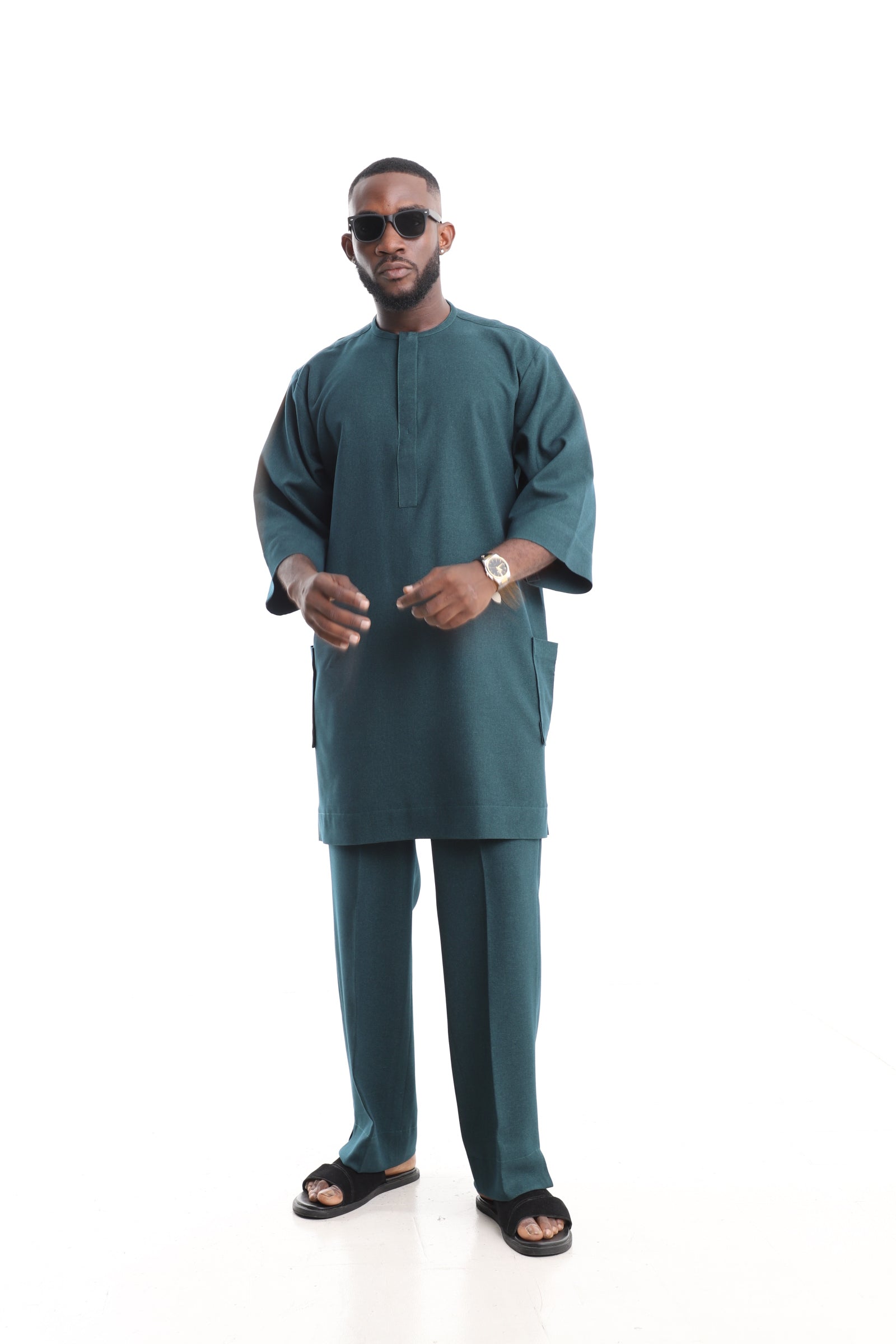Men’s Luxury Contemporary Set – Forest Green