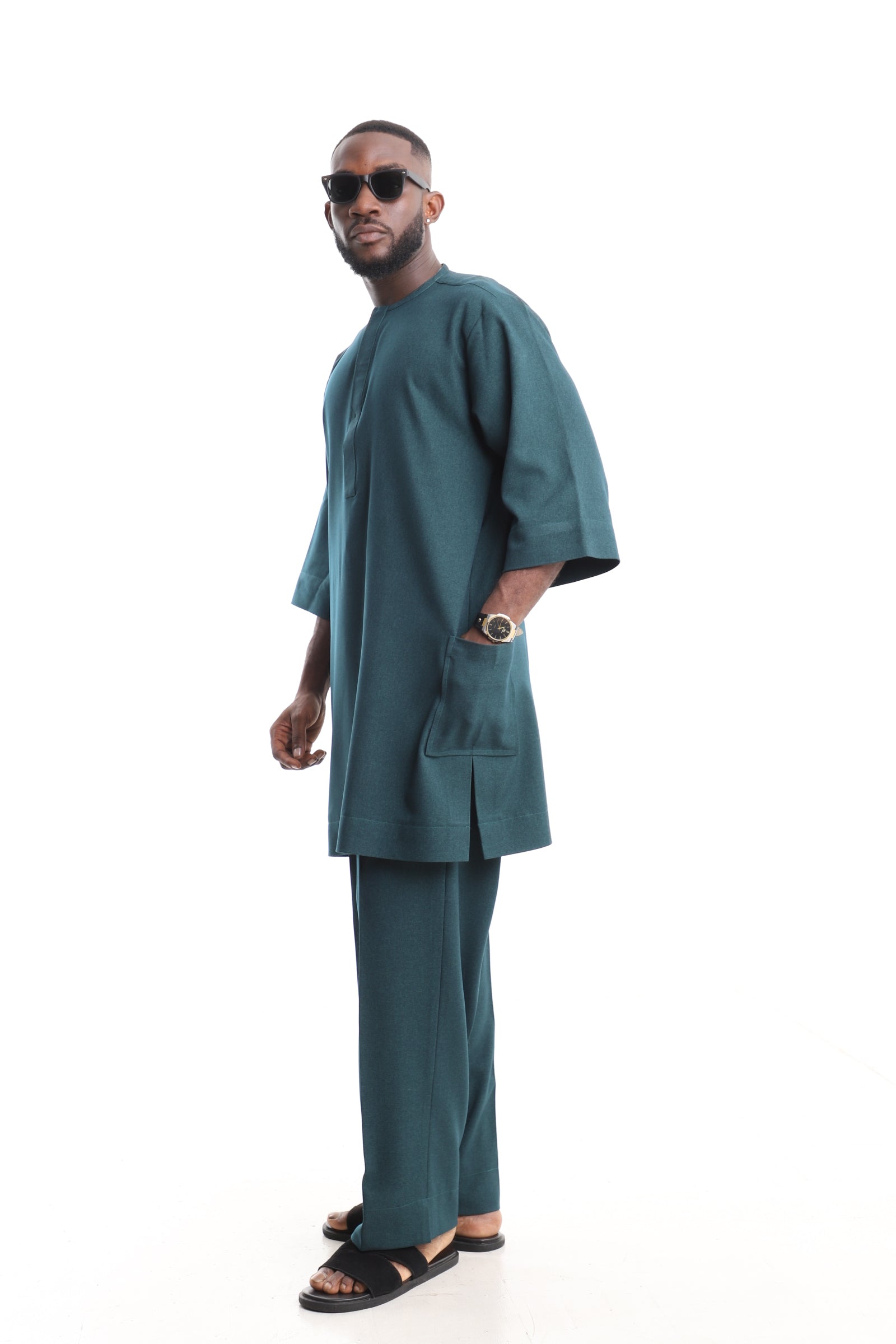 Men’s Luxury Contemporary Set – Forest Green