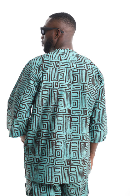 Men’s African Adire Shirt