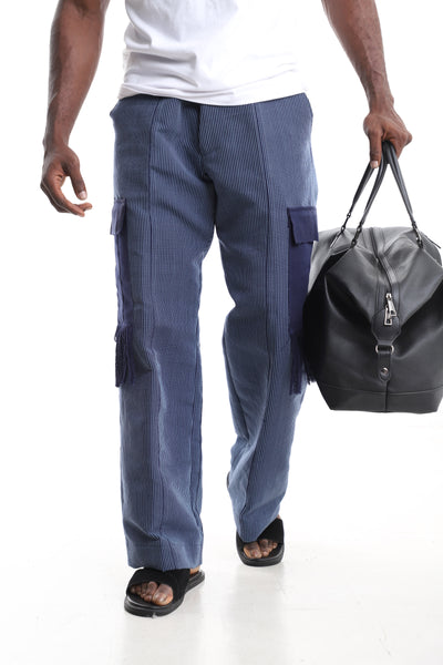 Men’s Aso-Oke Cargo Pants