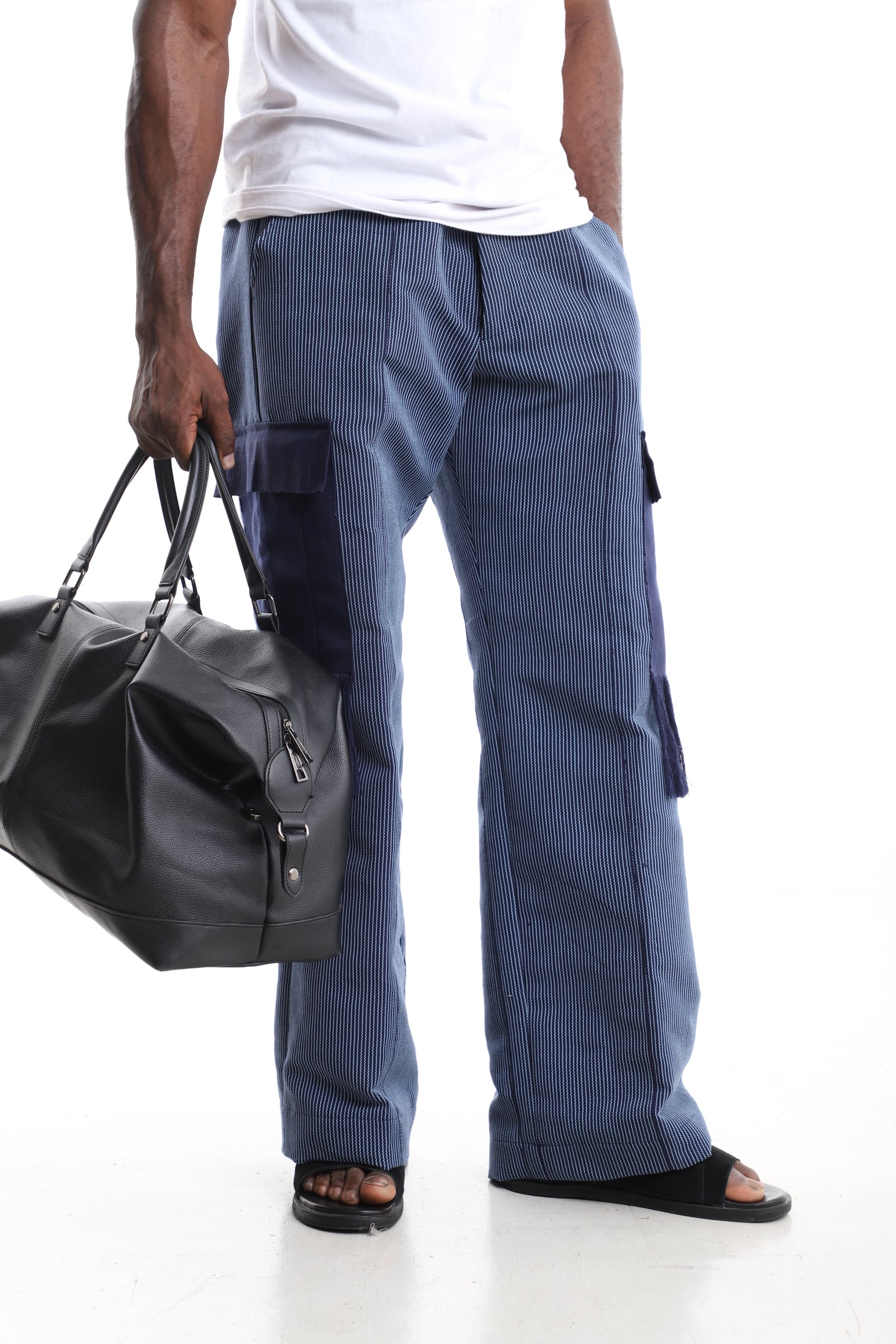 Men’s Aso-Oke Cargo Pants