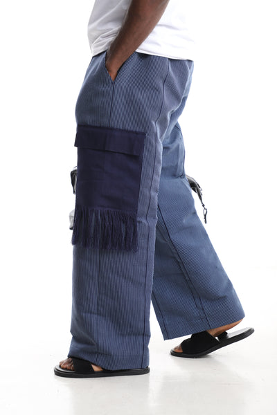 Men’s Aso-Oke Cargo Pants