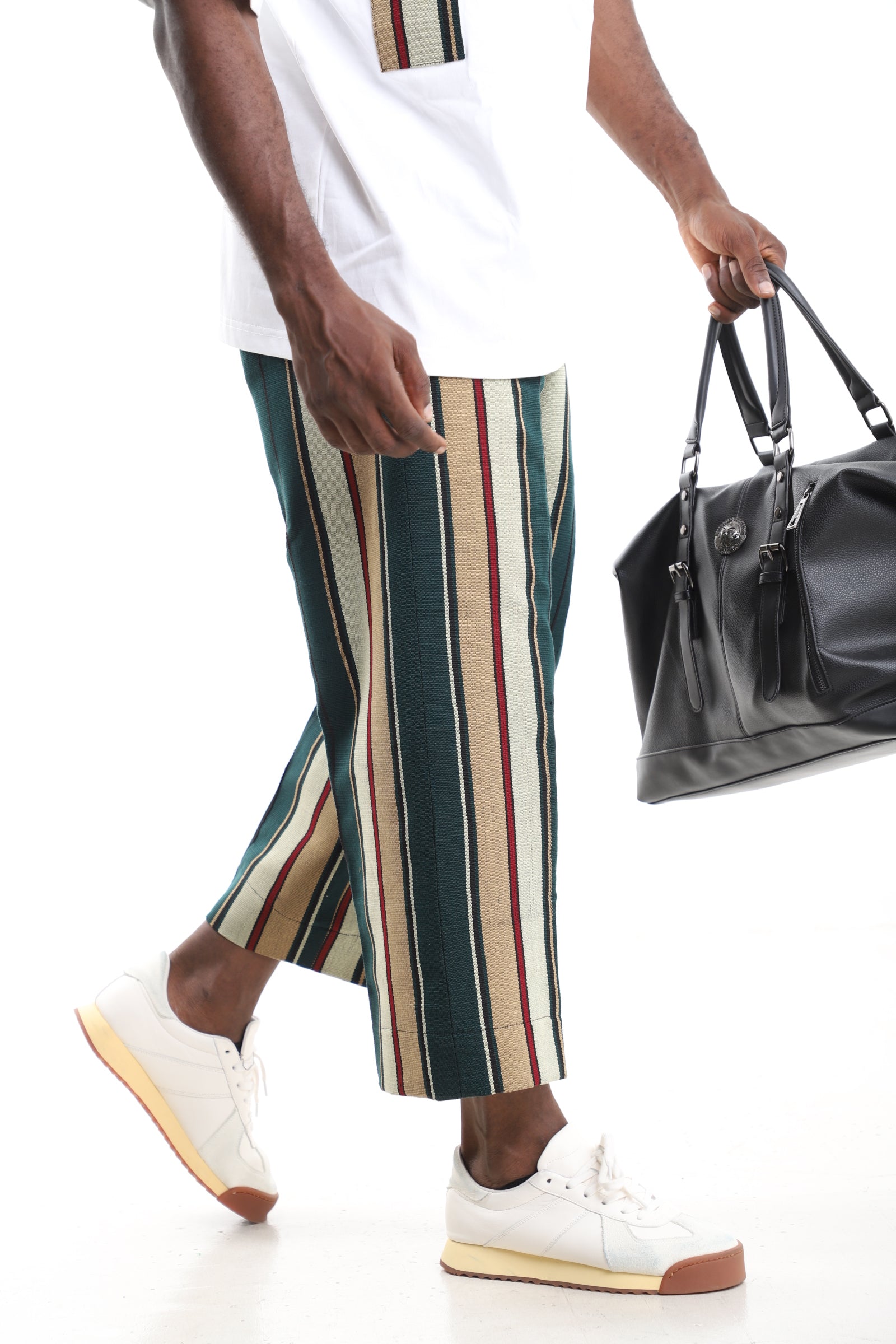 Men’s Aso-Oke Cropped Trousers