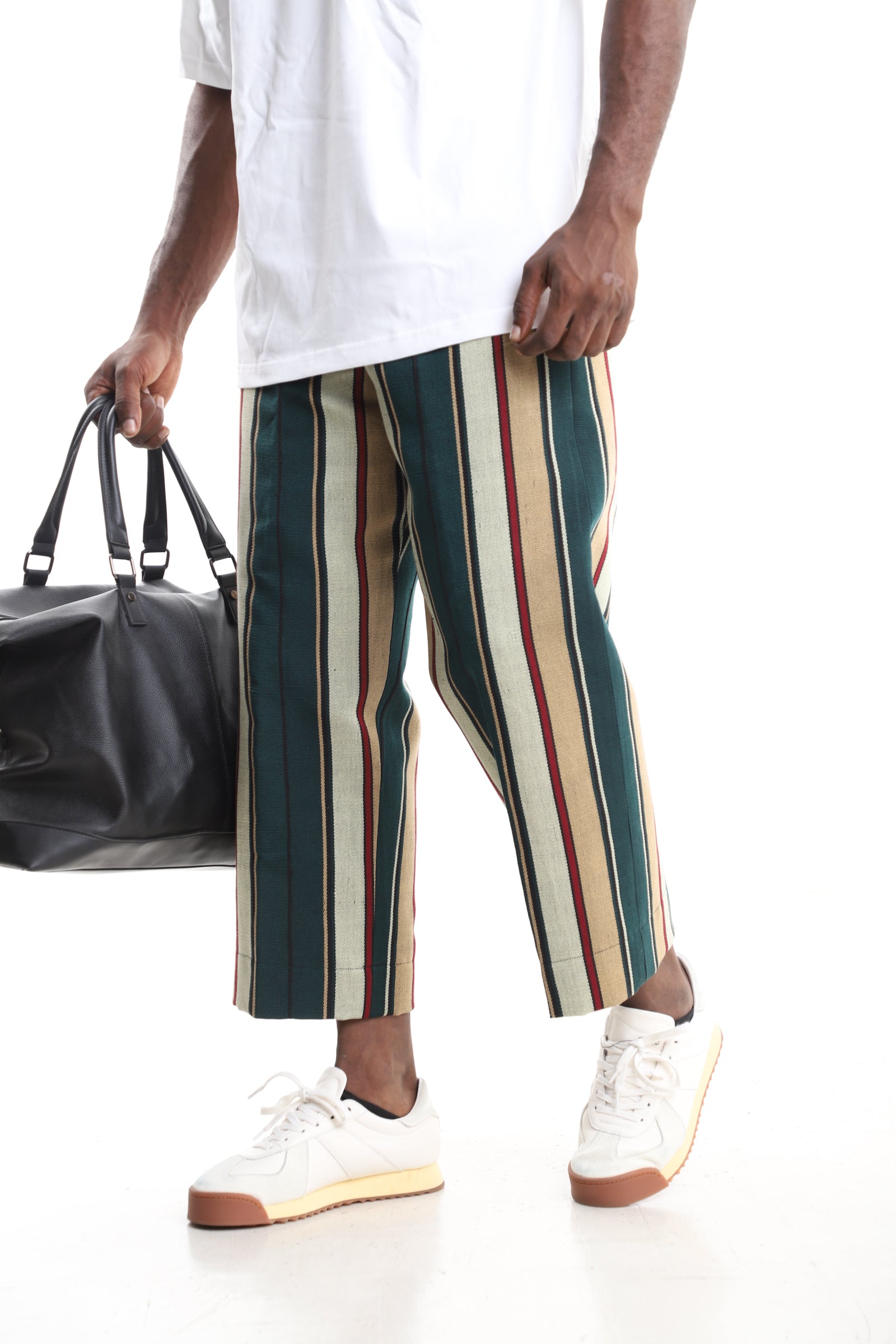 Men’s Aso-Oke Cropped Trousers