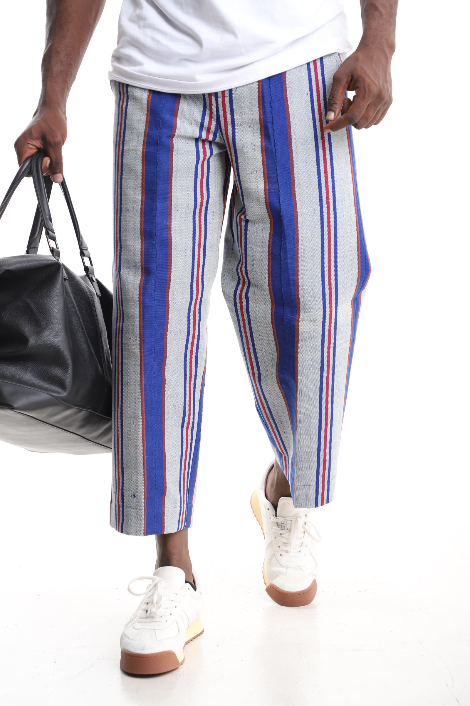 Men’s Aso-Oke Cropped Trousers