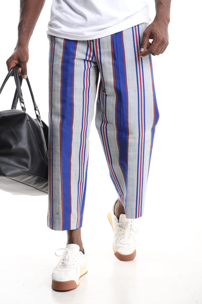 Men’s Aso-Oke Cropped Trousers