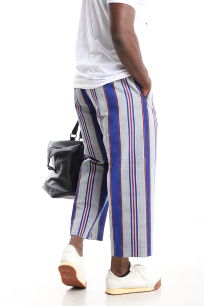 Men’s Aso-Oke Cropped Trousers