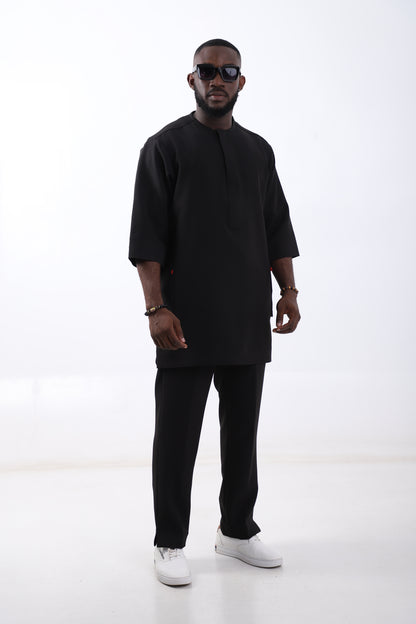 Timeless Black Two-Piece Ensemble