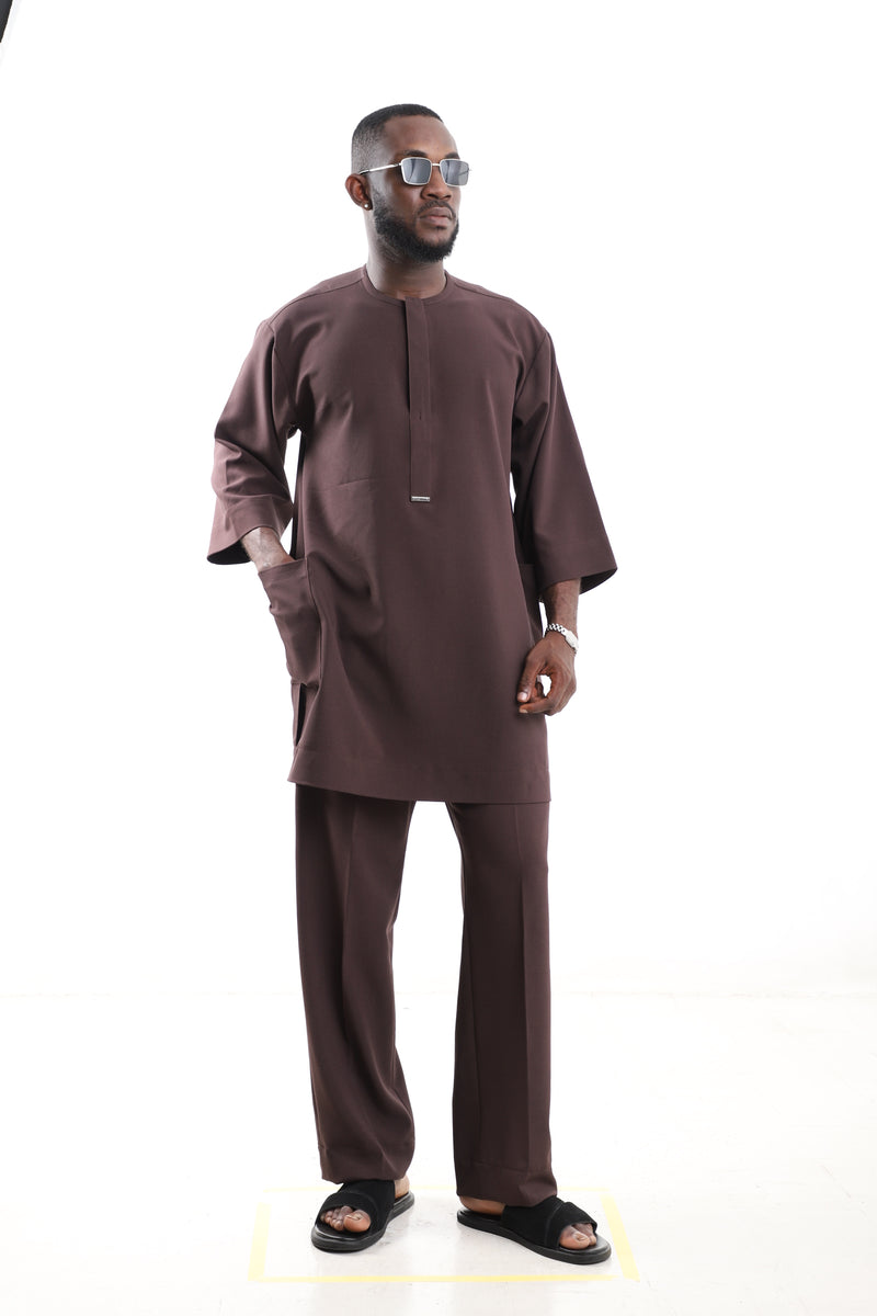 Chocolate Brown Senator Wear Set