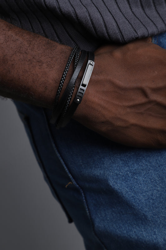 The Striker Wrap Bracelet – Sleek. Subtle. Unstoppable.