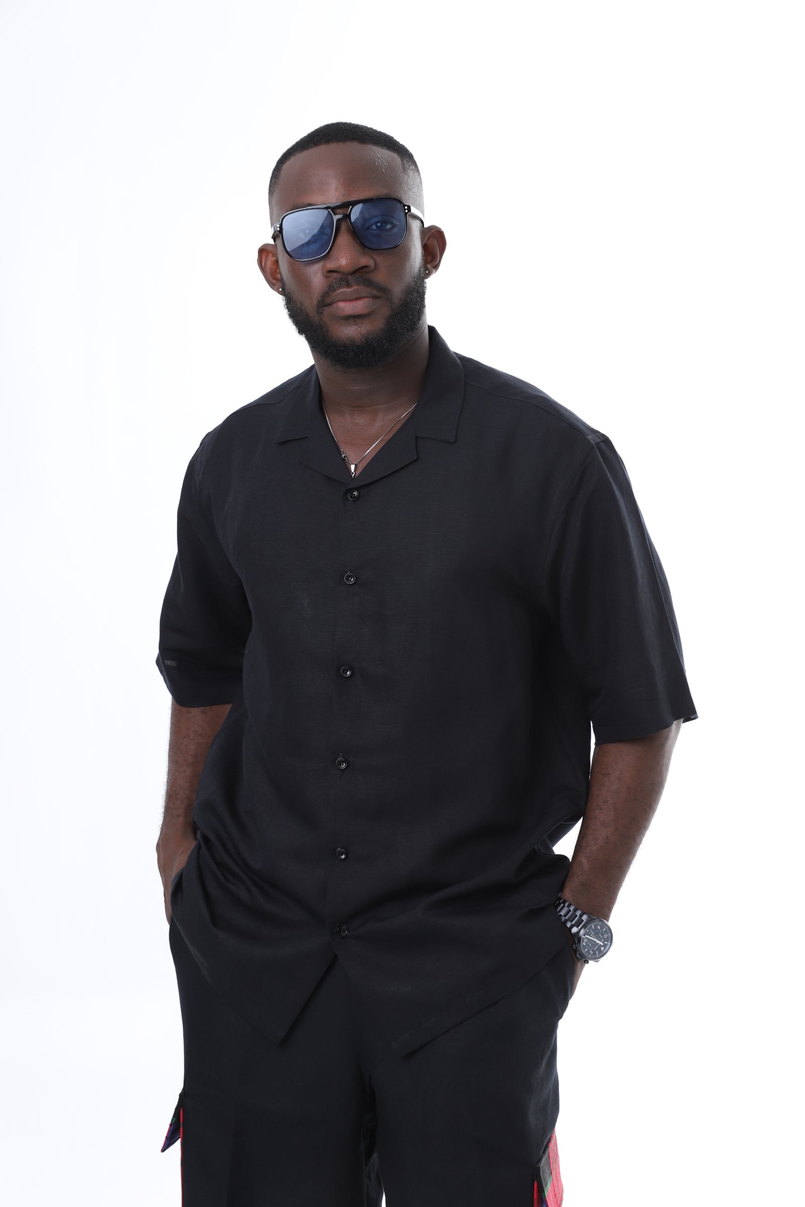 The Ultimate Black Linen Shirt
