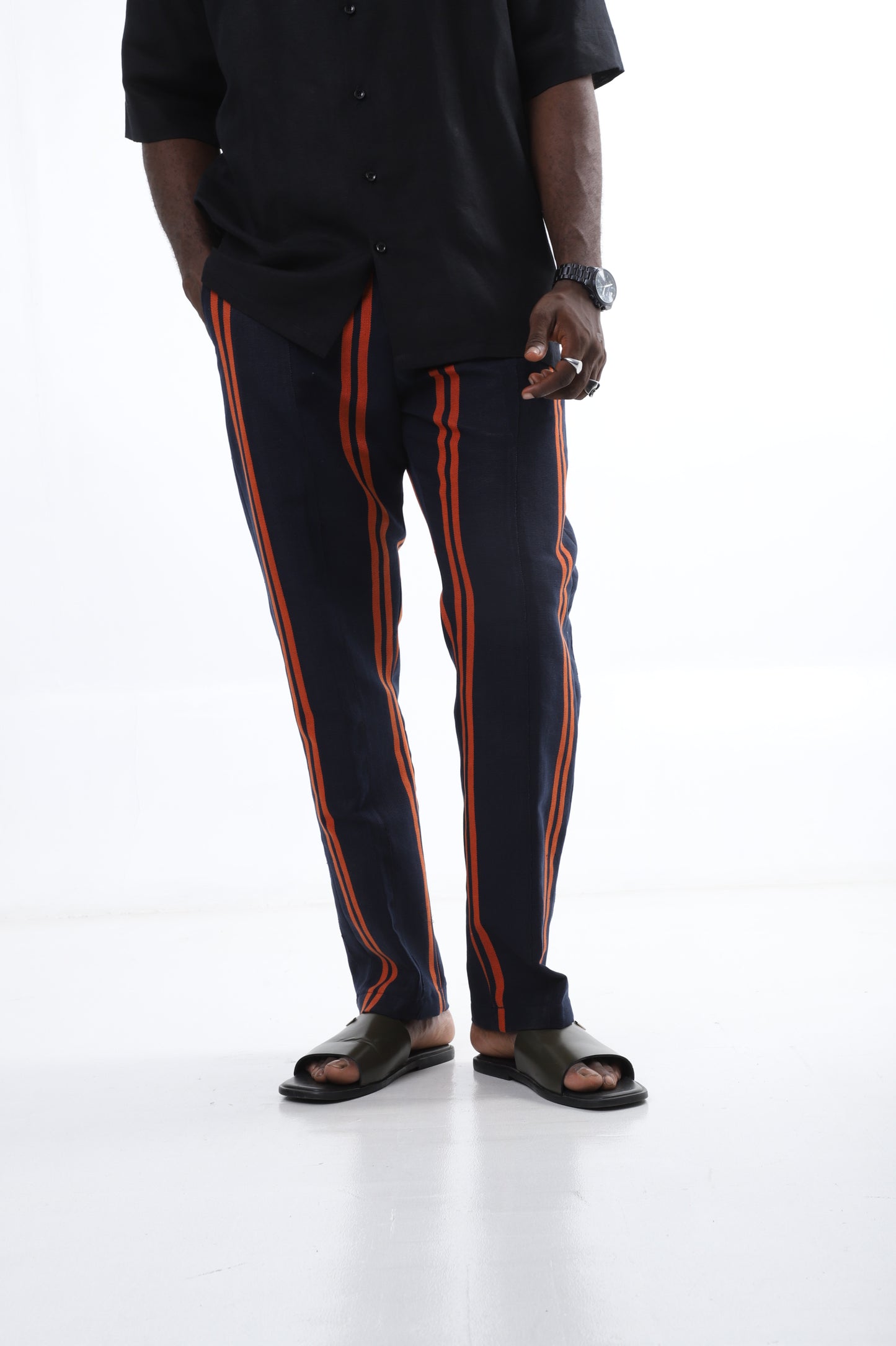 The “Flame” Aso-Oke Trousers