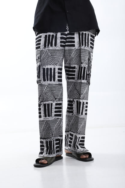 The Linework Legacy Adire Trouser