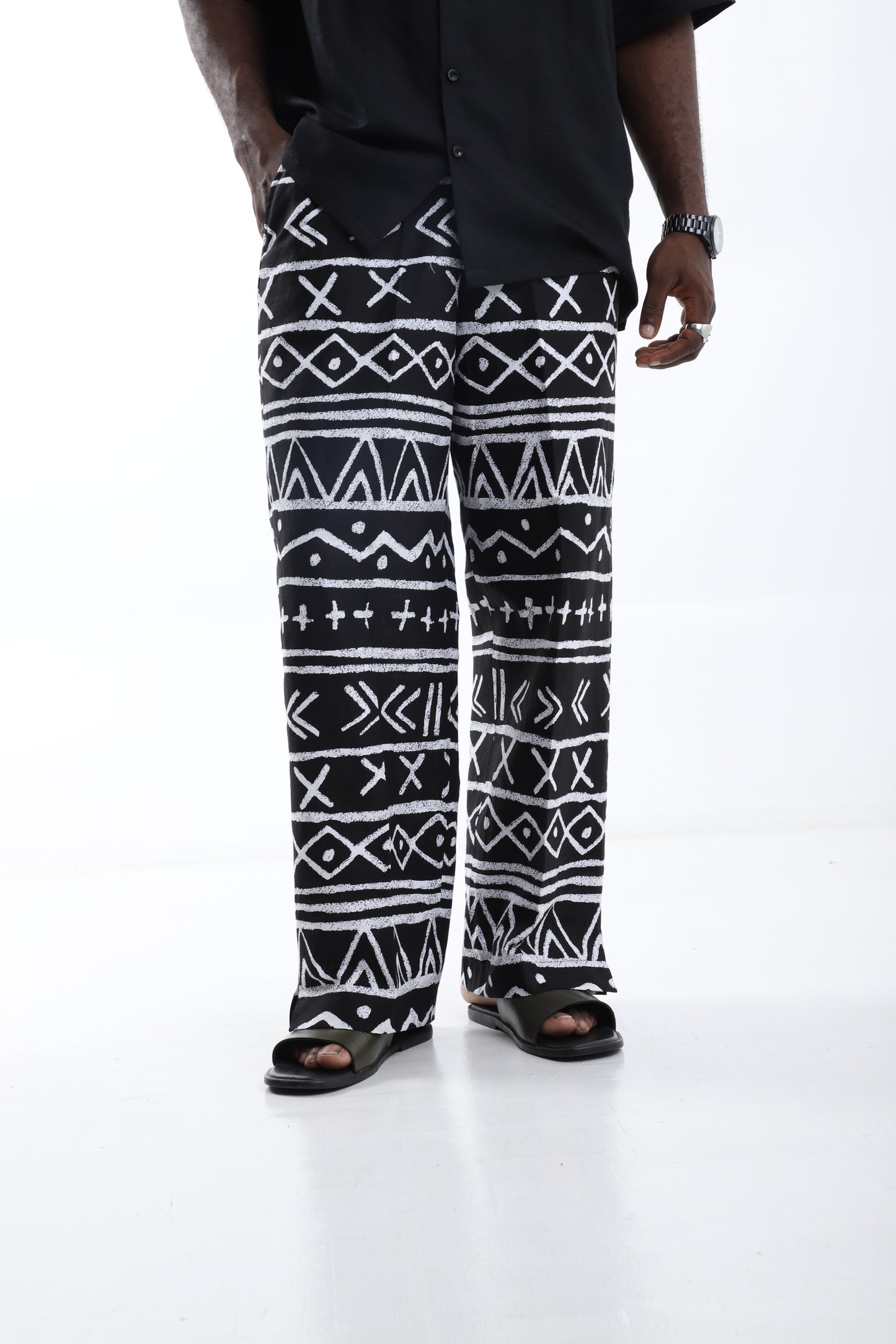 The Inked Rhythm Trouser