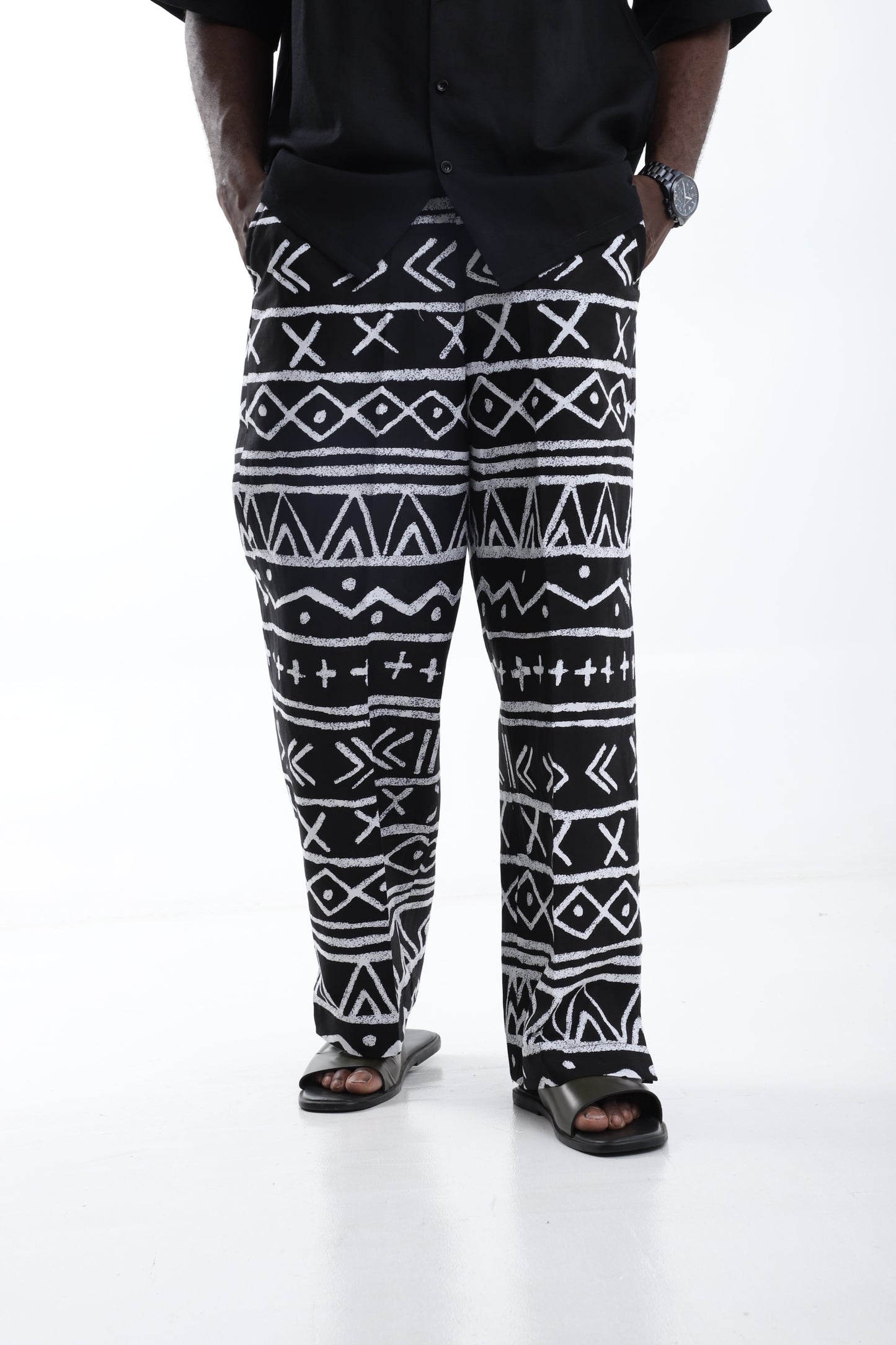The Inked Rhythm Trouser