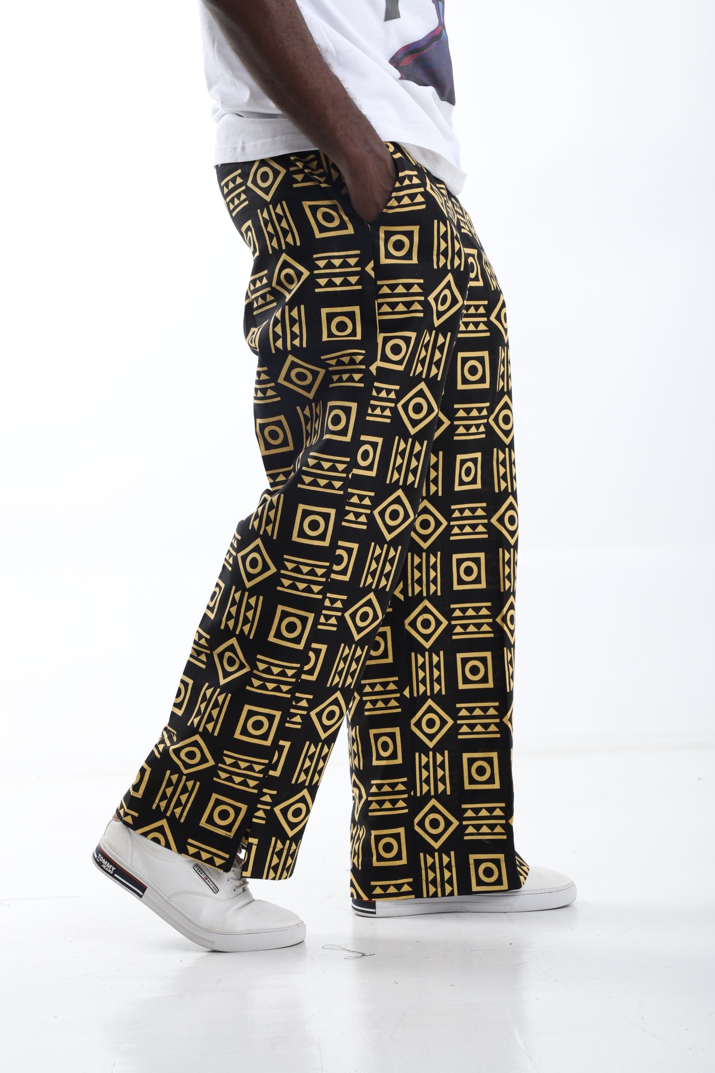 Gold Echo Tribal Trouser