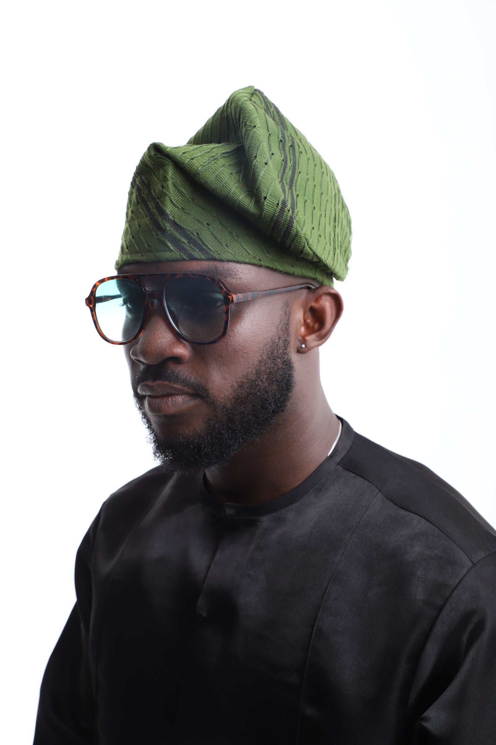 The Forest Crown Aso-Oke Cap – Subtle Power