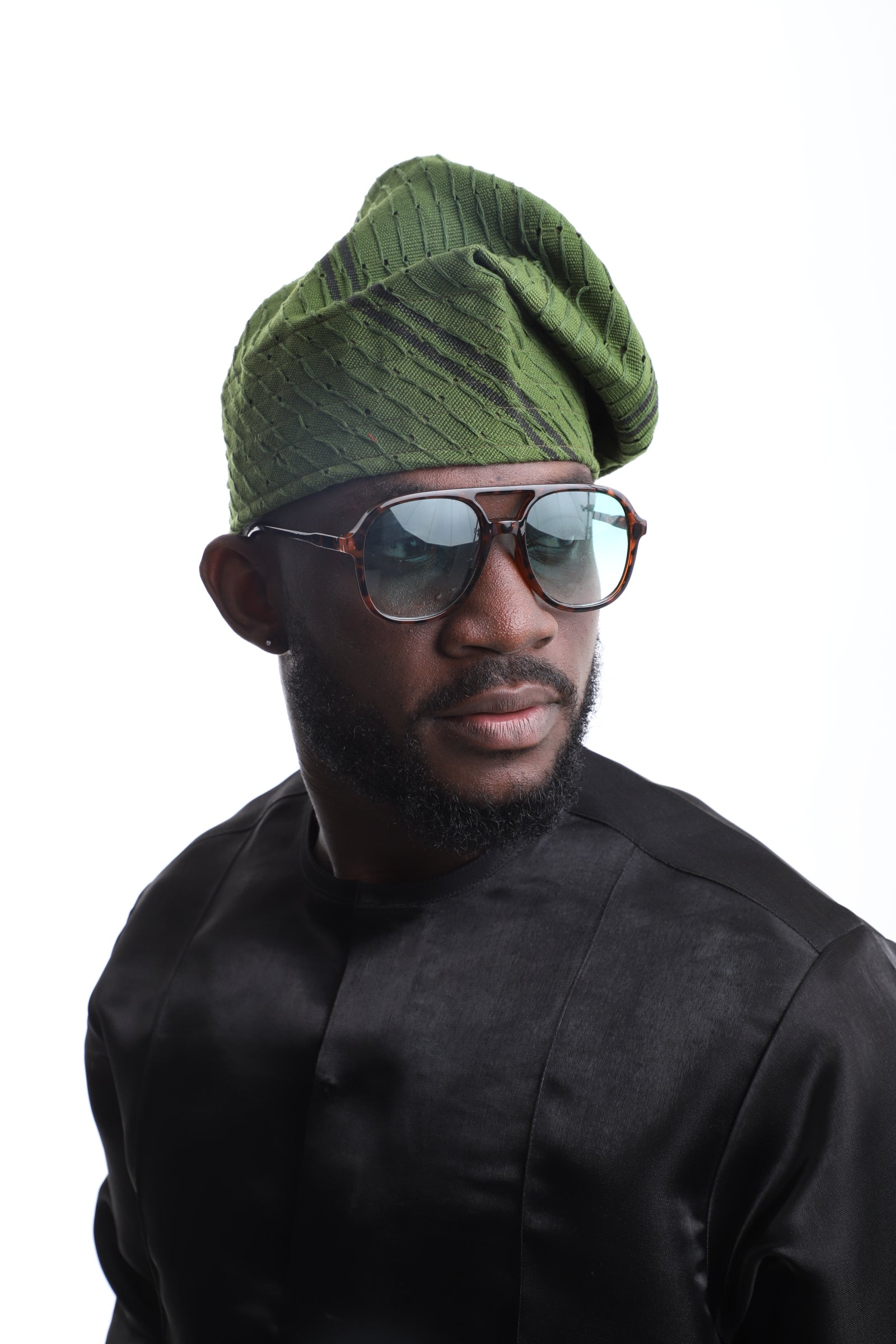 The Forest Crown Aso-Oke Cap – Subtle Power