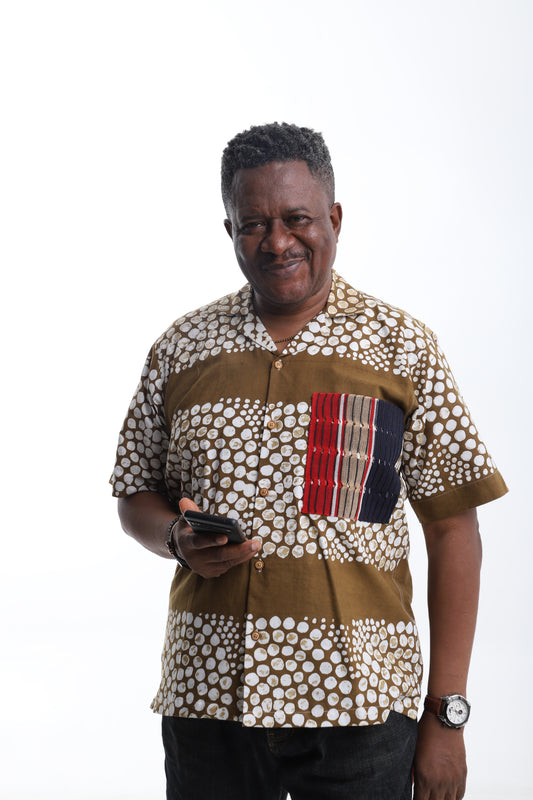 The Heritage Adire Patch Shirt