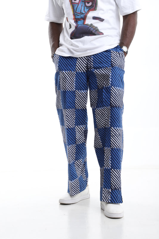 Electric Indigo Adire Trousers