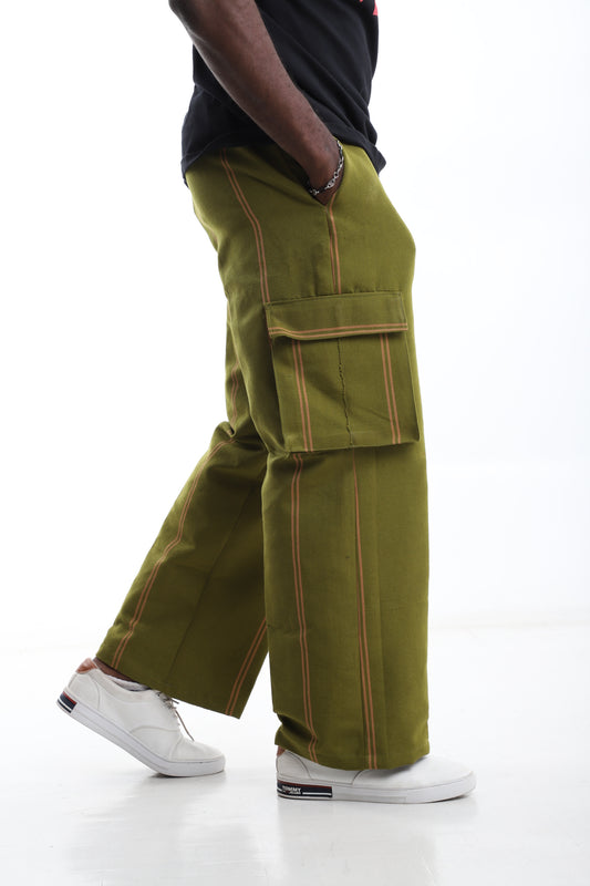 The Sage Prestige Aso-Oke Cargo Trousers