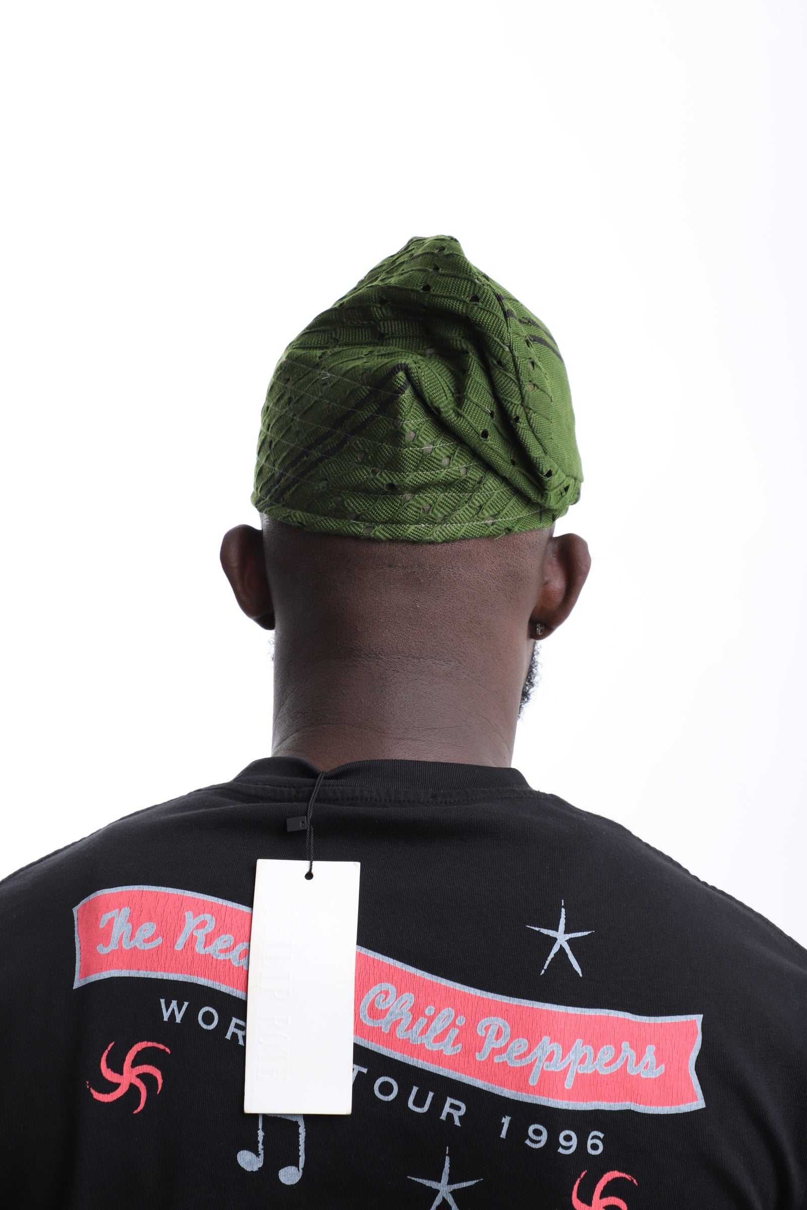 The Forest Crown Aso-Oke Cap