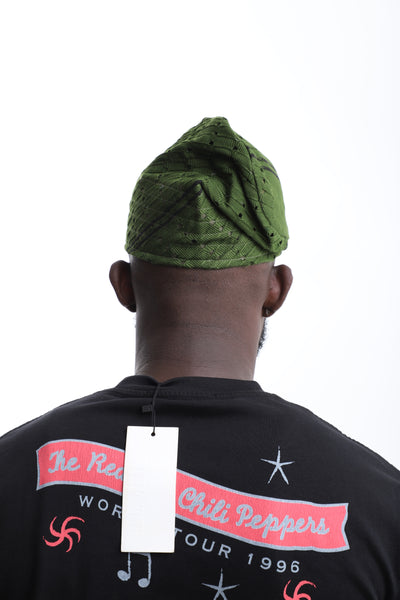 The Forest Crown Aso-Oke Cap