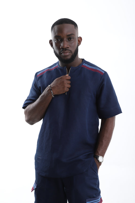 Navyblue Linen Shirt