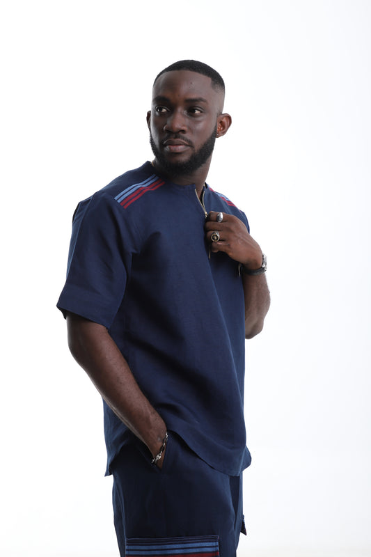 Navyblue Linen Shirt