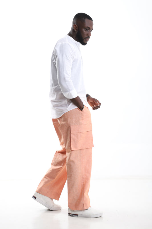 Coral Breeze Linen Set