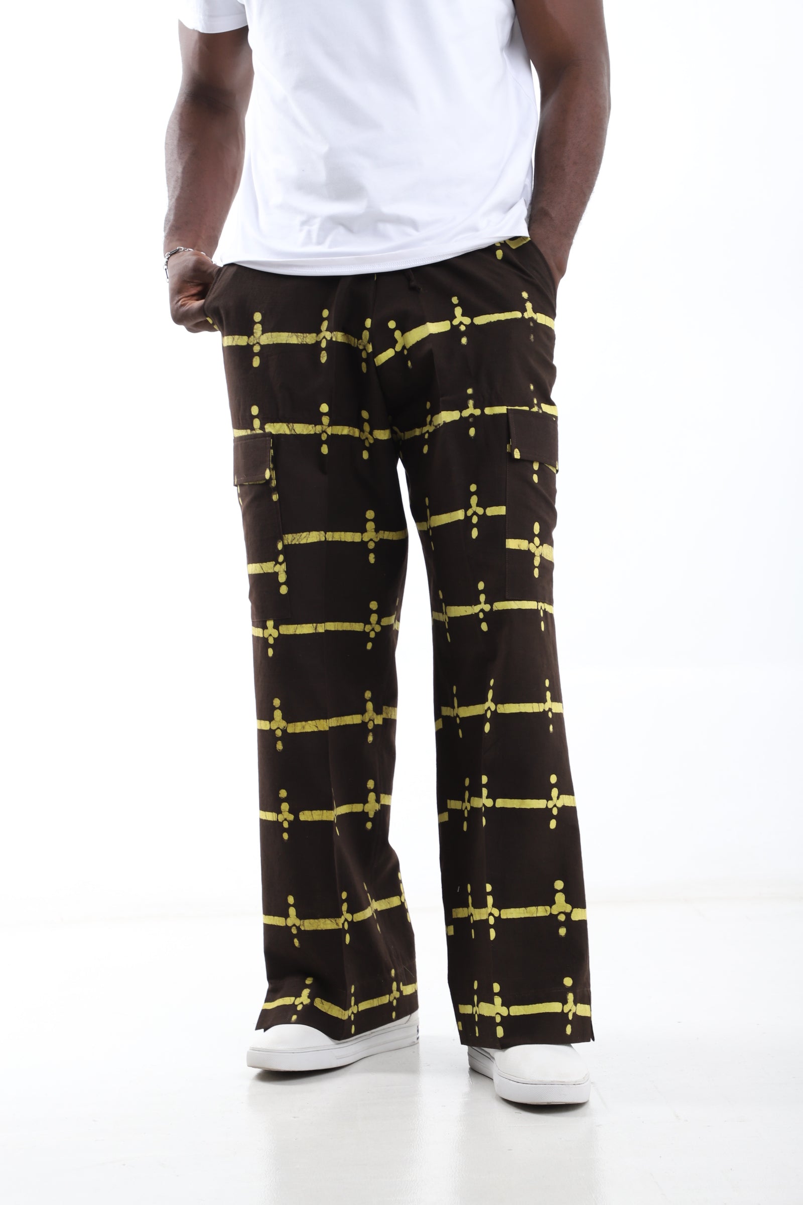 Electric Grid Adire Trousers