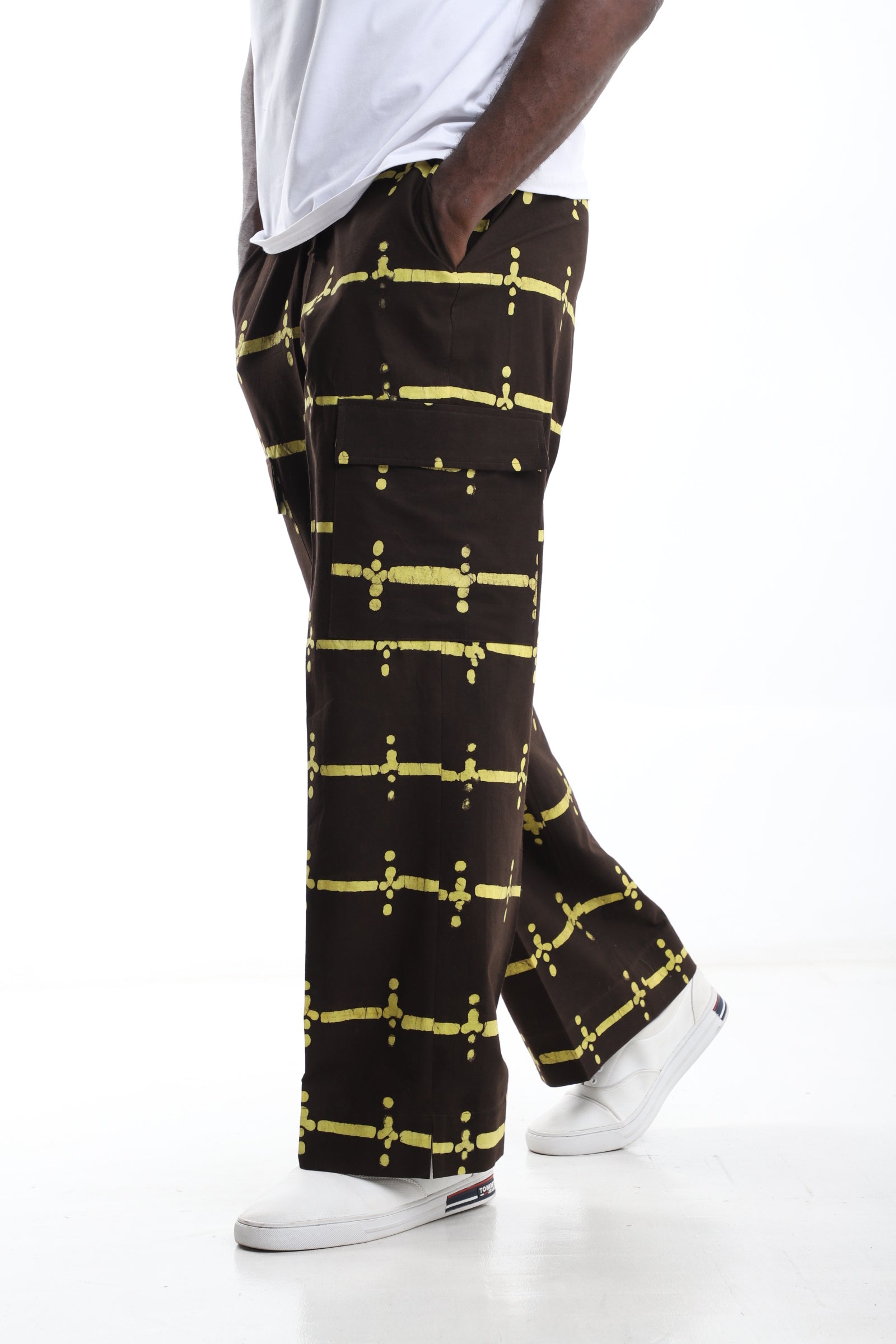 Electric Grid Adire Trousers