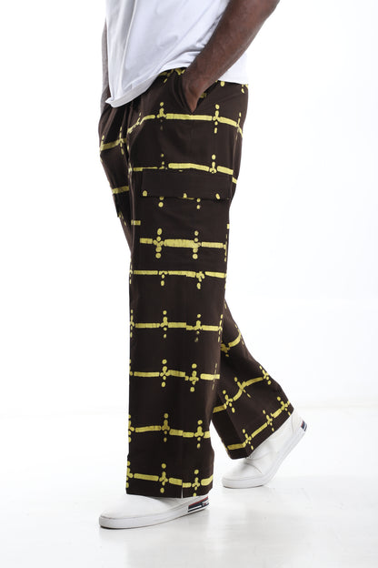 Electric Grid Adire Trousers