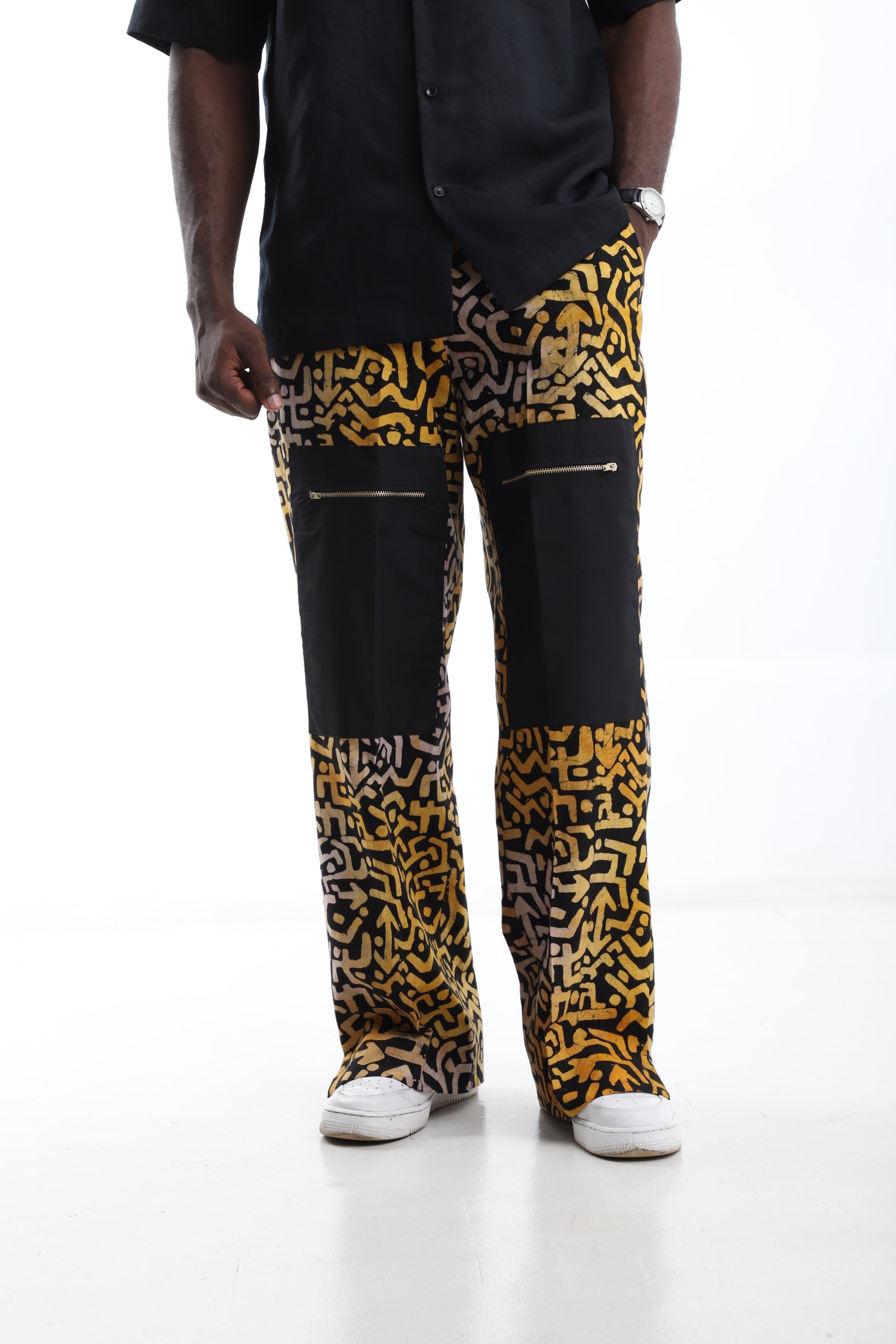 Bold Maze Adire Trousers
