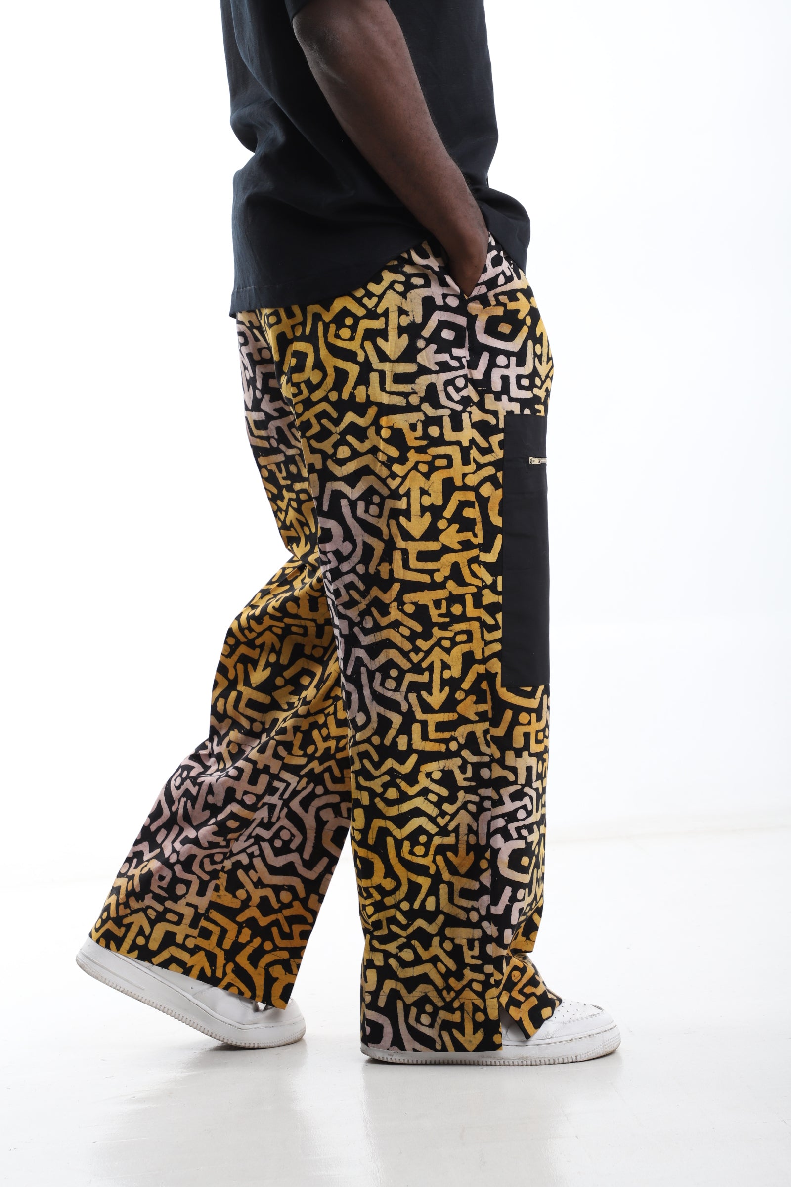 Bold Maze Adire Trousers