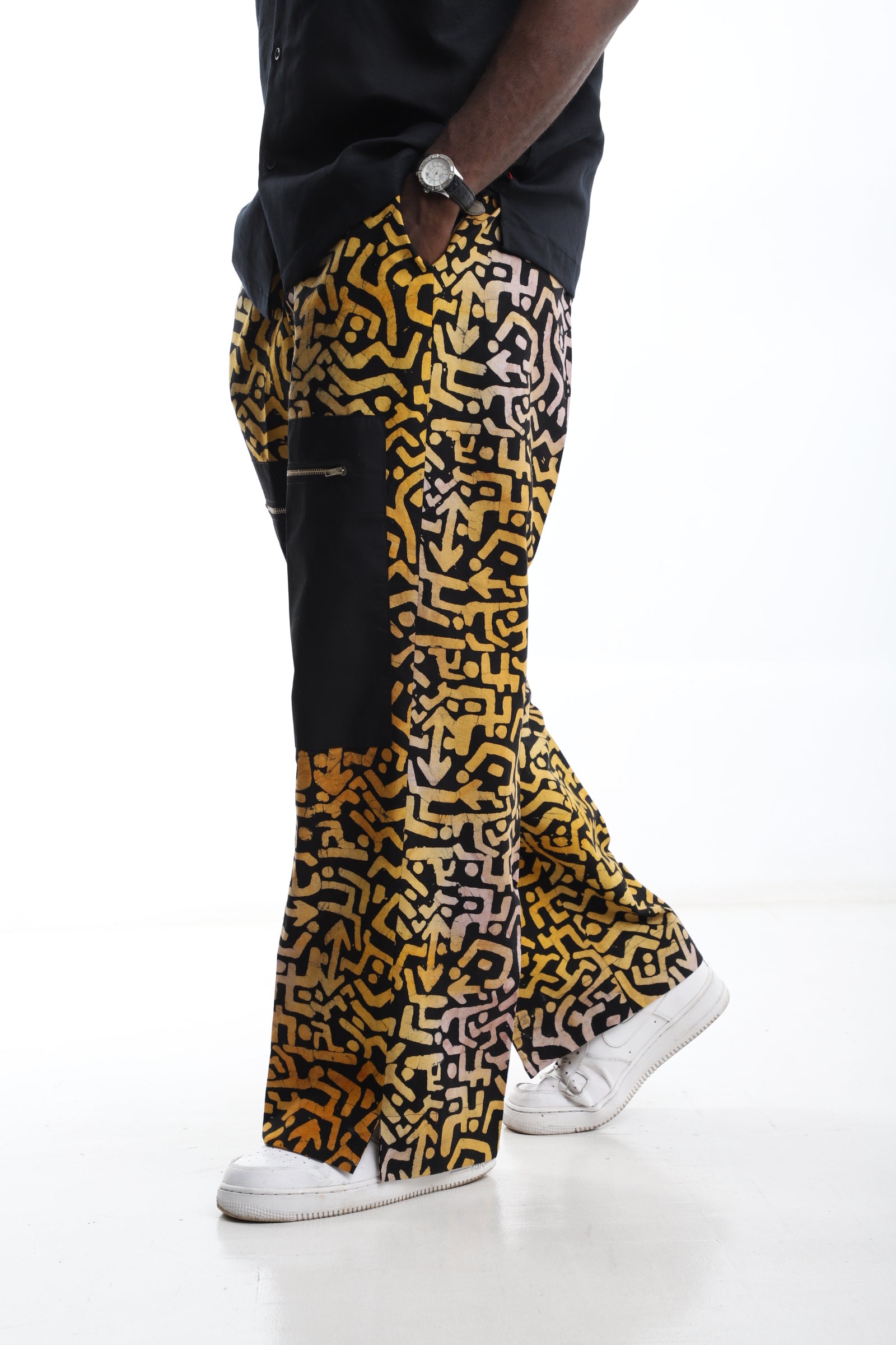 Bold Maze Adire Trousers