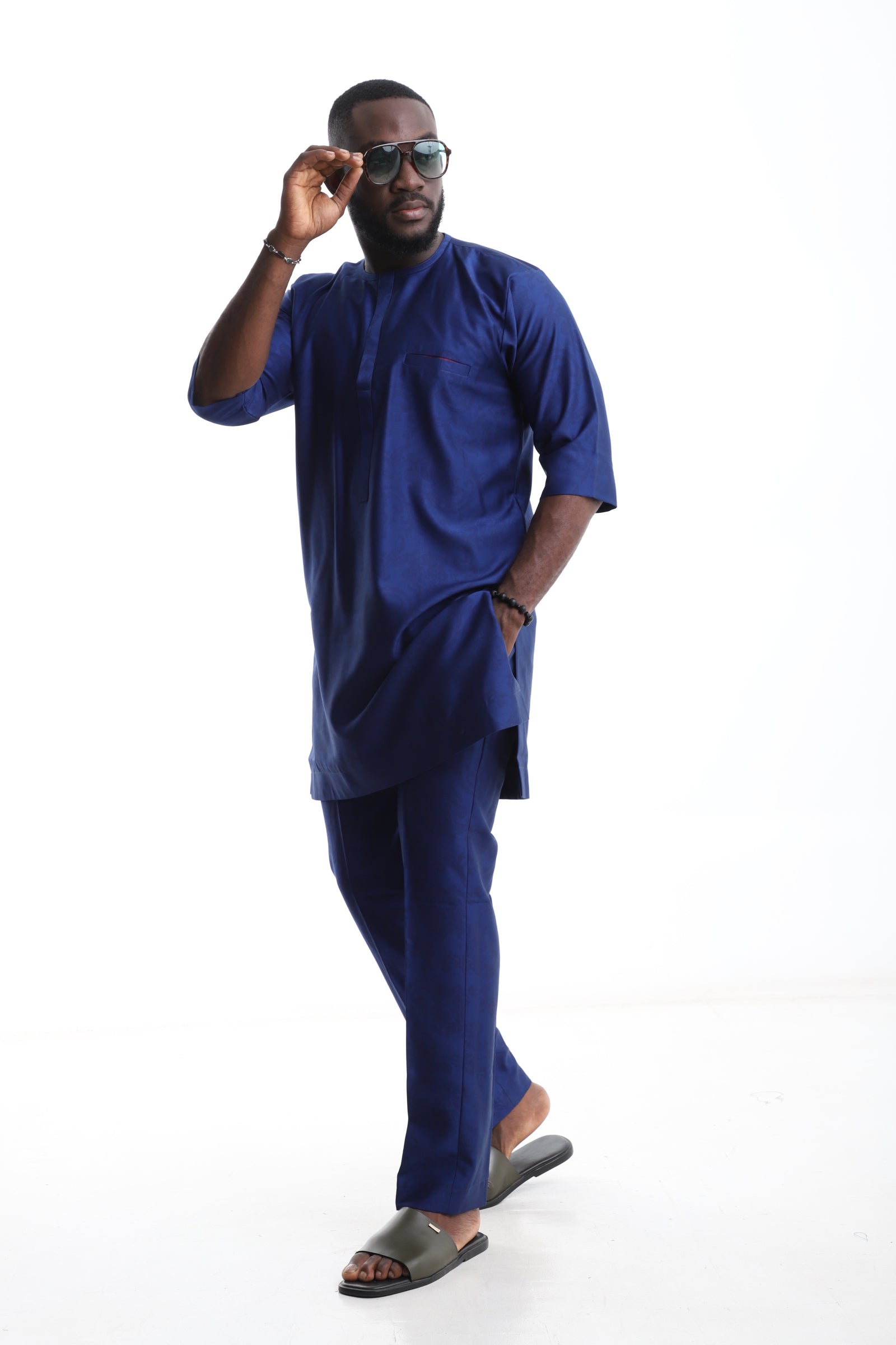 Royal Blue Senator Wear – Premium Men’s Traditional Outfit