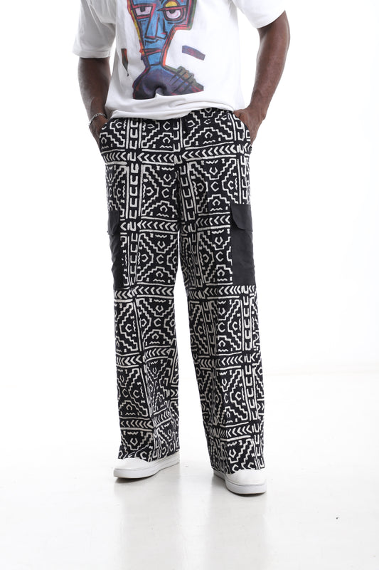 Exclusive Monochrome Adire Trouser