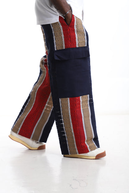 Exclusive Aso-Oke Trouser – Tradition Reimagined in Color and Craft