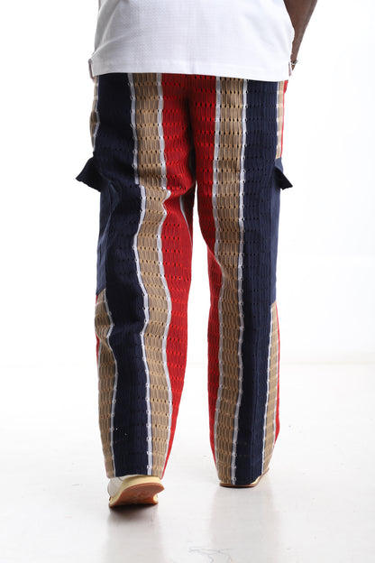 Exclusive Aso-Oke Trouser – Tradition Reimagined in Color and Craft