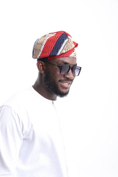 Exclusive Multicolor Aso-Oke Cap