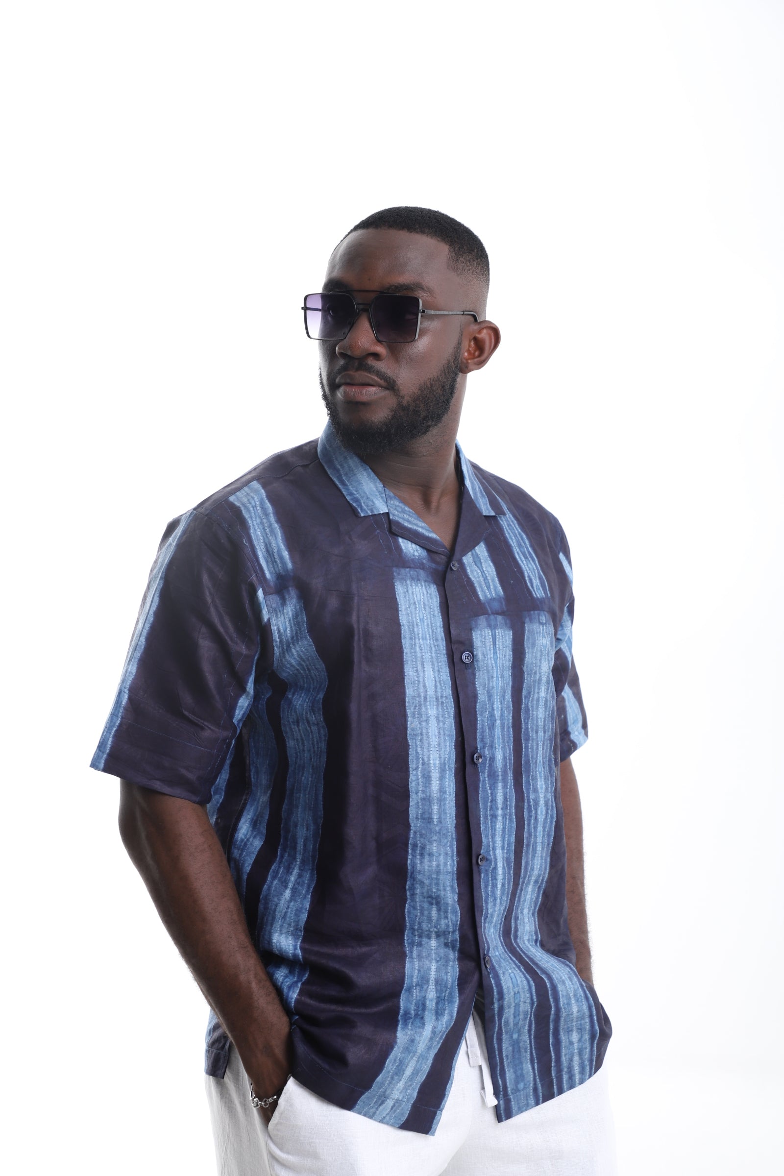 Exclusive Indigo Adire Shirt