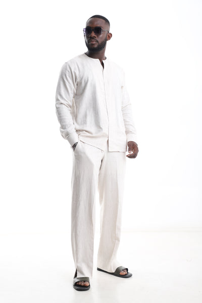 Beige Linen Set