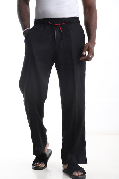 Premium Black Linen Trouser