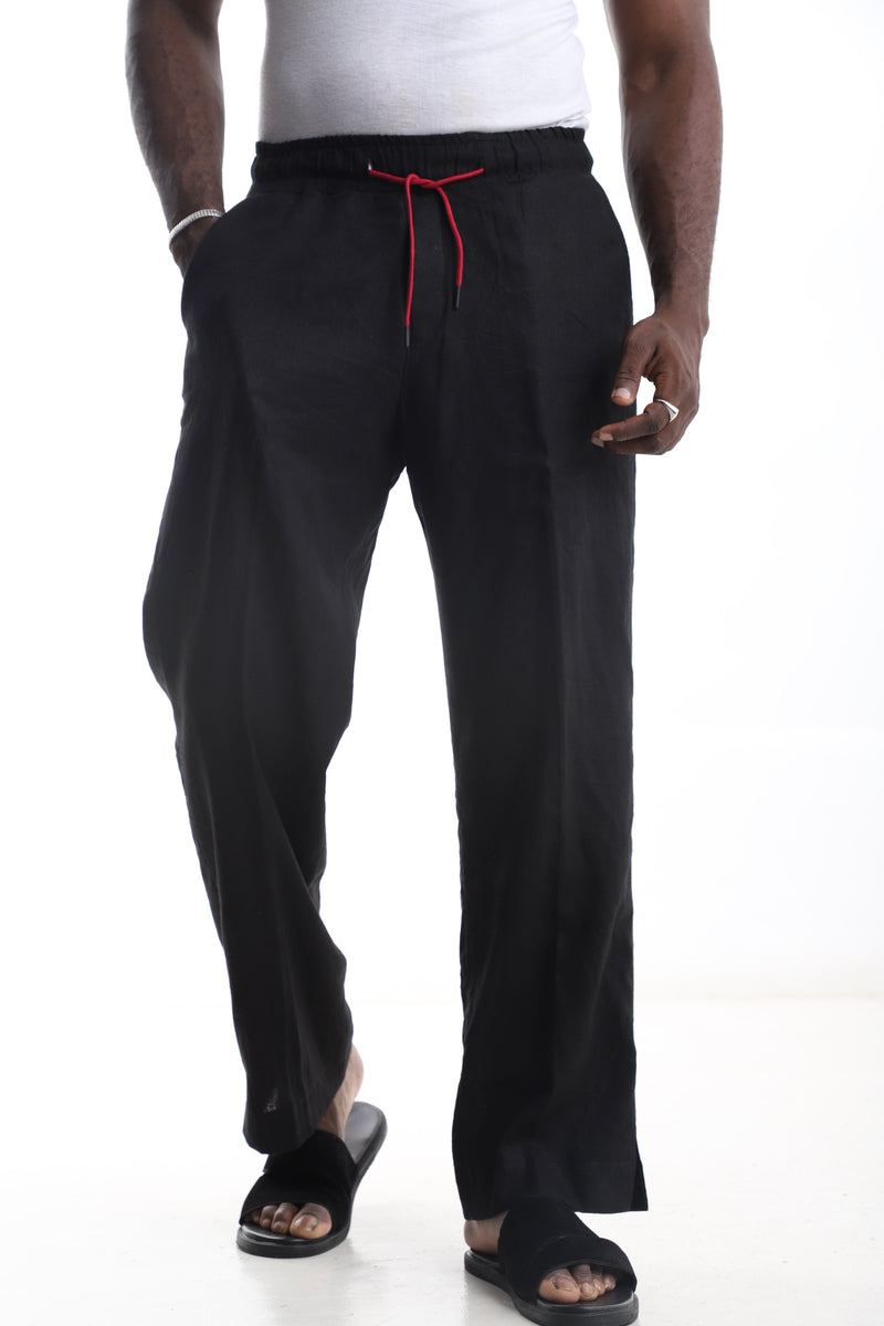 Premium Black Linen Trouser