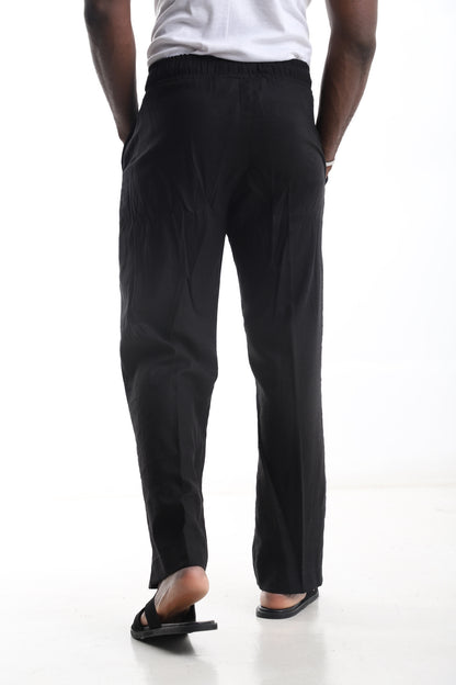 Premium Black Linen Trouser