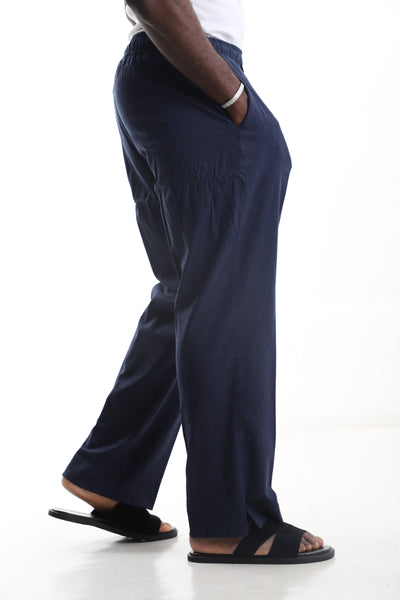 Navy Blue Linen Trouser – Premium Lightweight Men’s Pants