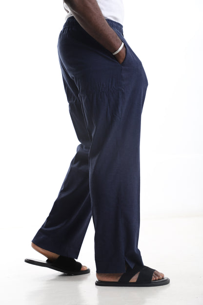 Navy Blue Linen Trouser – Premium Lightweight Men’s Pants